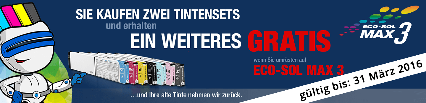 ECO-SOL Max 3 Tinten