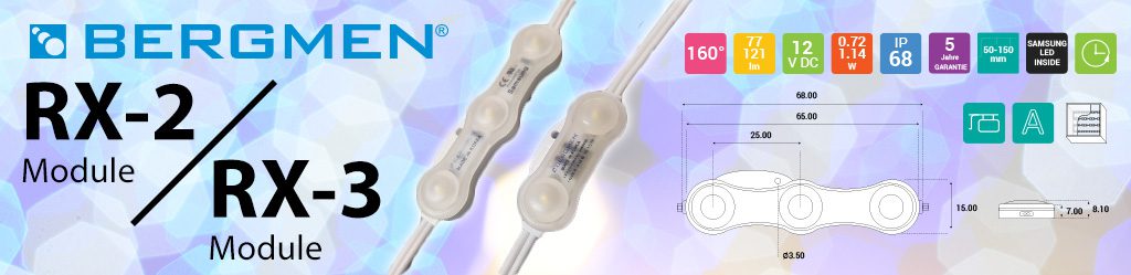 Bergmen RX-Modul Serie - viele Anwendungen – weniger Aufwand – mehr Gewinn Bergmen RX-Modul Serie