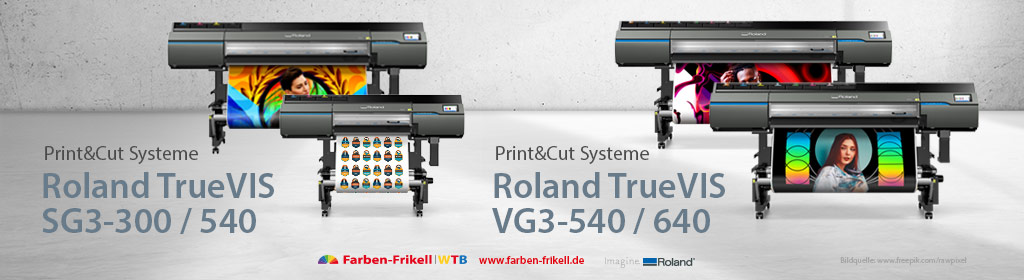 Roland TrueVIS SG3-300/540 und VG3-540/640