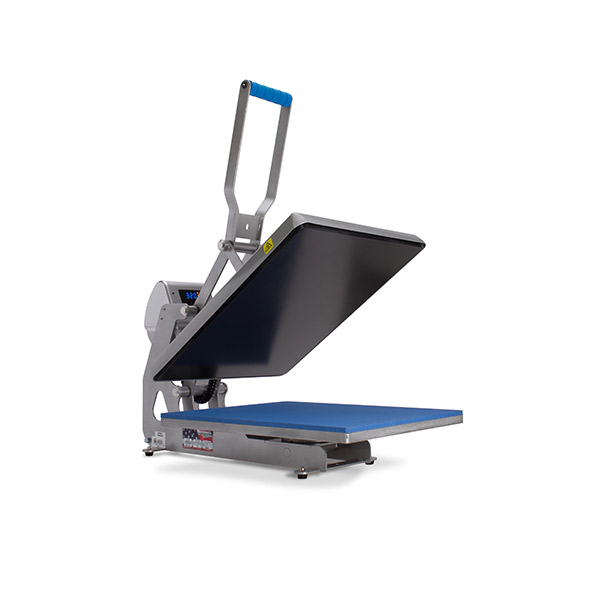 STAHLS' Hotronix Auto Clam Transferpresse mit einer 40 × 50 cm großen Platte
