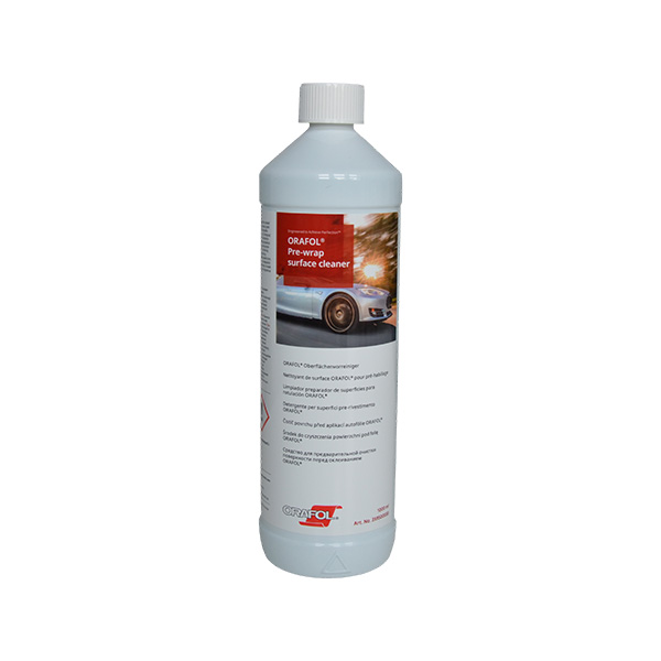 ORAFOL® Pre-Wrap Surface Cleaner ist ein Reiniger zu Untergrundvorbereitung vor der Verklebung