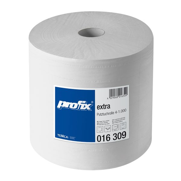 Vierlagige Reinigungstücher (profix® extra Putztuchrolle)
