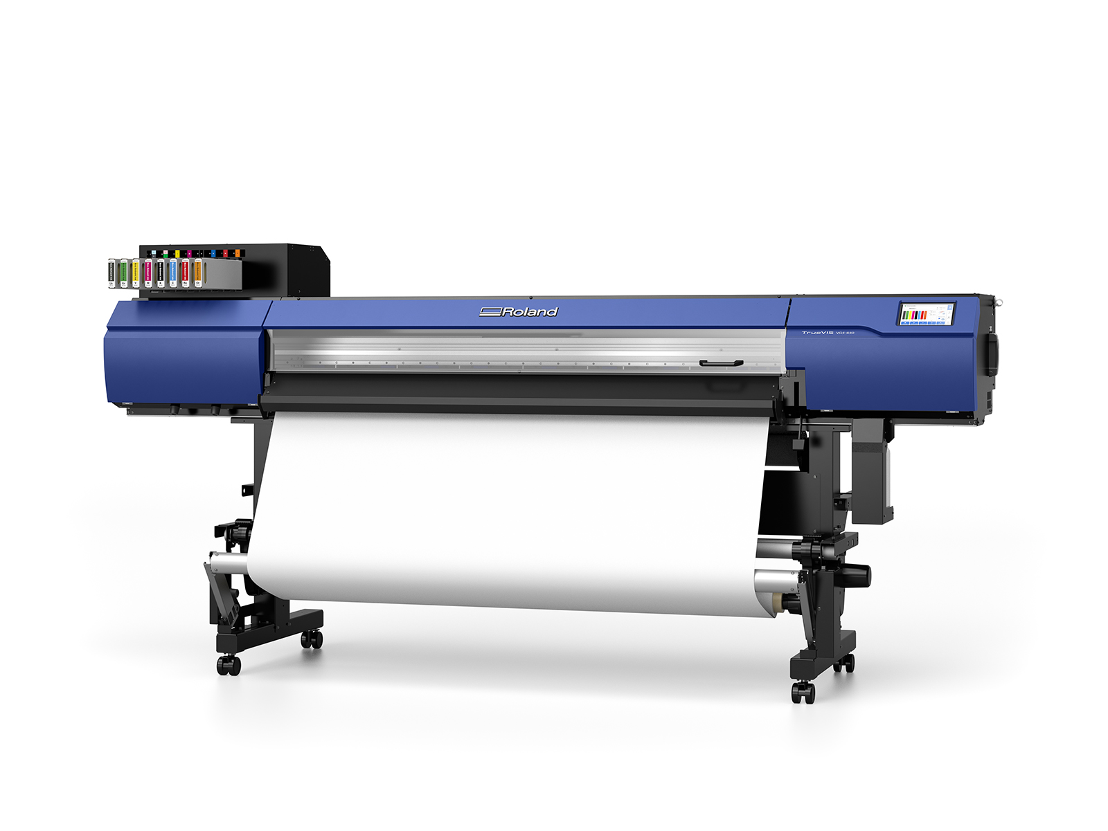 Großformatdrucker Roland TrueVIS VG4-640 als Print & Cut-System auf EcoSolvent-Basis.