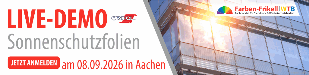 Live-Demo Sonnenschutzfolie in Aachen am 8.9.2026